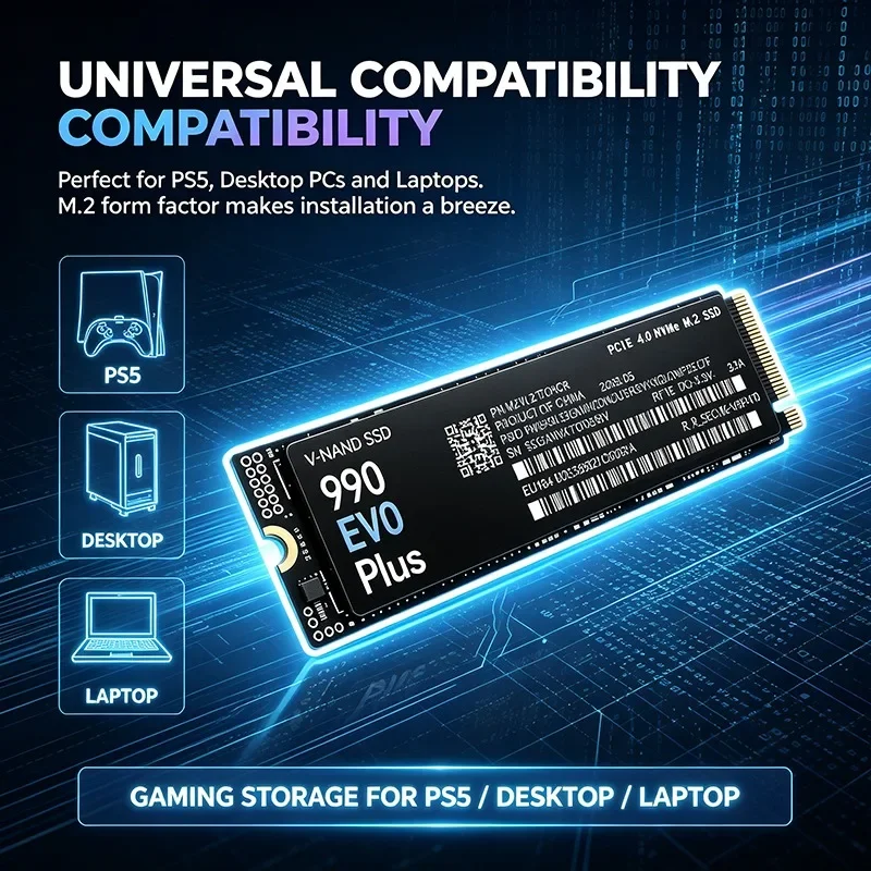 High Speed 990 EVO Plus M.2 22 - đánh giá và giá M.2 Nvme 4Tb Pcie 4.0 Ssd
