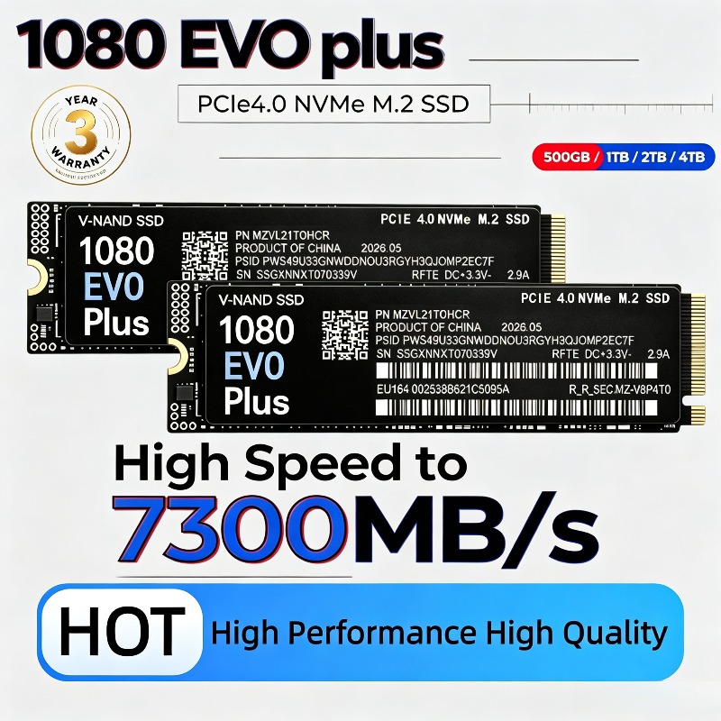 Original NEW 1080 EVO Plus M.2 - đánh giá và giá M.2 Nvme 4Tb Pcie 4.0 Ssd