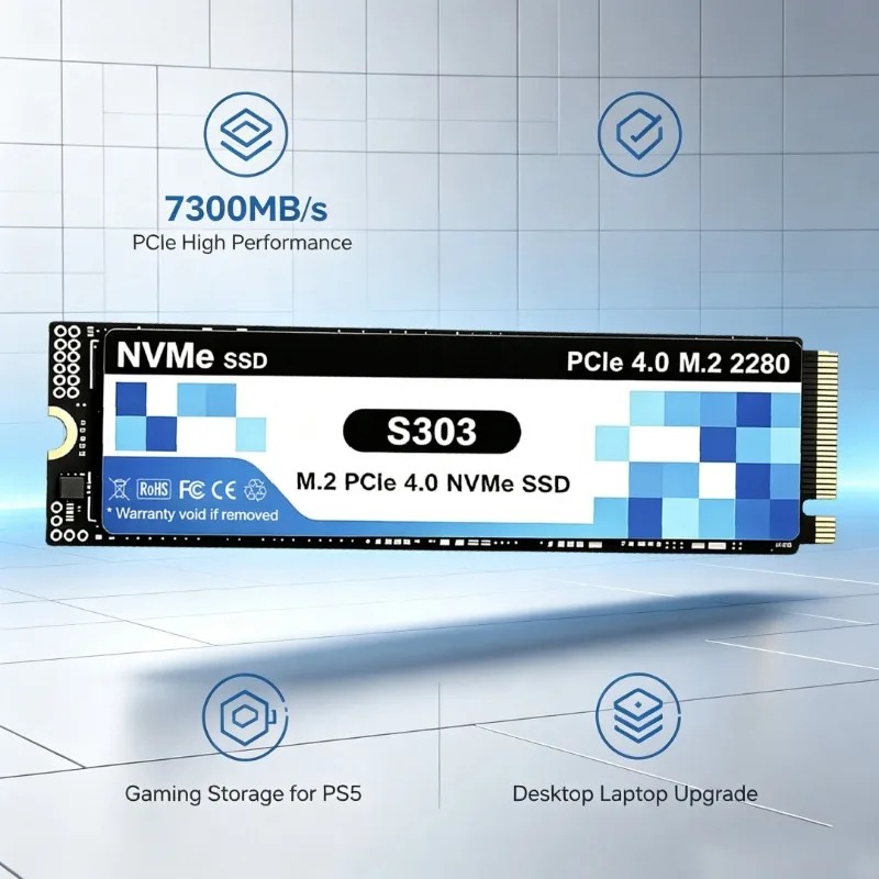 S303 M.2 NVMe Internal SSD 500 - đánh giá và giá M.2 Nvme 4Tb Pcie 4.0 Ssd