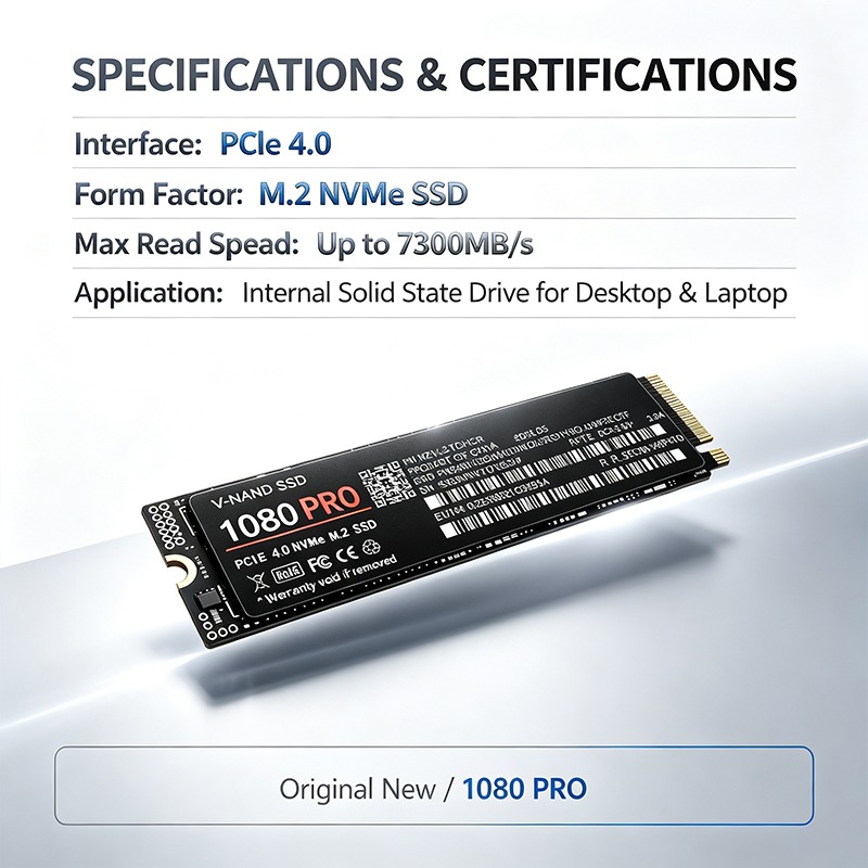 Original 1080PRO PCIe 4.0 M.2  - đánh giá và giá M.2 Nvme 4Tb Pcie 4.0 Ssd