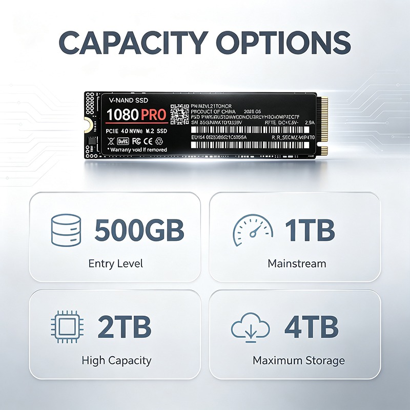 Original 1080PRO PCIe 4.0 M.2  - đánh giá và giá M.2 Nvme 4Tb Pcie 4.0 Ssd