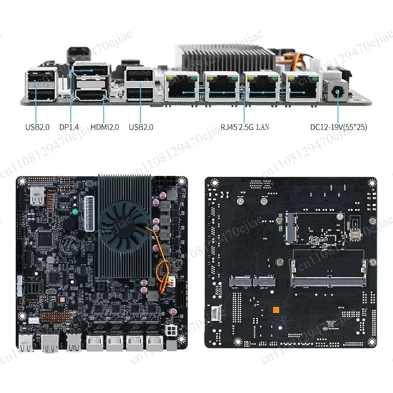 N100 6-Bay NAS Motherboard Min - đánh giá và giá Nas Motherboard N100 6 Sata