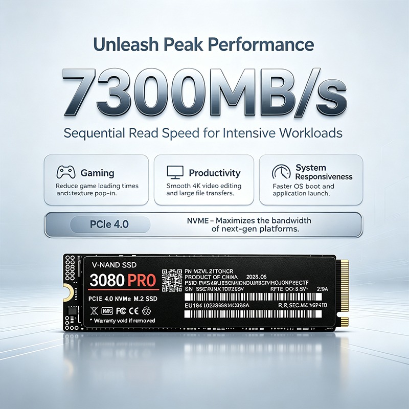 Gaming M.2 NVMe SSD 3080PRO PC - đánh giá và giá M.2 Nvme 4Tb Pcie 4.0 Ssd